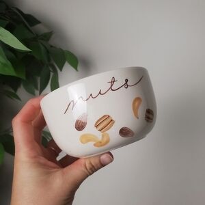 World Market Small Bowl For Nuts White